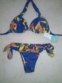 Biquine Azul Estampado